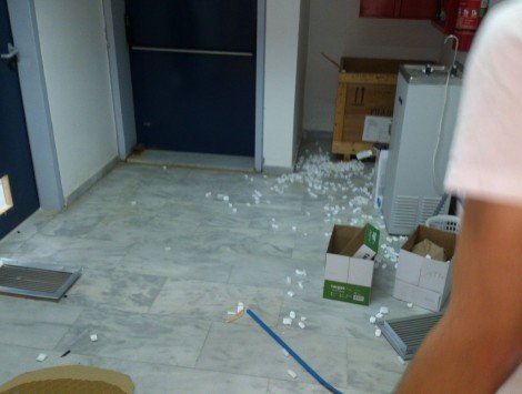 Βιβλική καταστροφή στη Γεωτεχνική Σχολή του Πολυτεχνείου [βίντεο&εικόνες] | iefimerida.gr 4