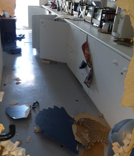 Βιβλική καταστροφή στη Γεωτεχνική Σχολή του Πολυτεχνείου [βίντεο&εικόνες] | iefimerida.gr 1