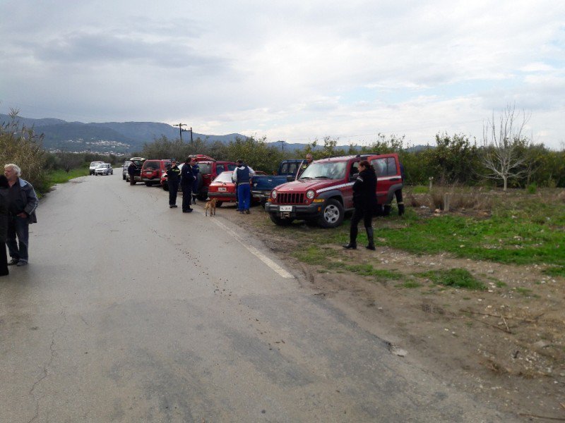 Δυνάμεις στην περιοχή / Φωτογραφία: Flashnews