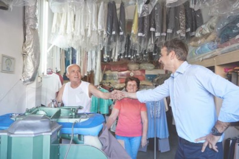 Επίσκεψη Μητσοτάκη στο Λασίθι/ Φωτογραφία ΑΠΕ ΜΠΕ