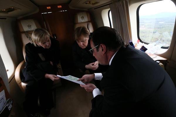 Ολάντ, Μέρκελ και Ραχόι στον τόπο του τρομακτικού δυστυχήματος στις Αλπεις [εικόνες] | iefimerida.gr 7