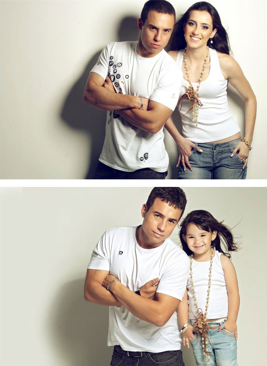 Ανδρας συγκλονίζει: Φωτογραφίζεται με την κόρη του στις ίδιες πόζες όπως με τη σύζυγο που έχασε [εικόνες]  | iefimerida.gr 2