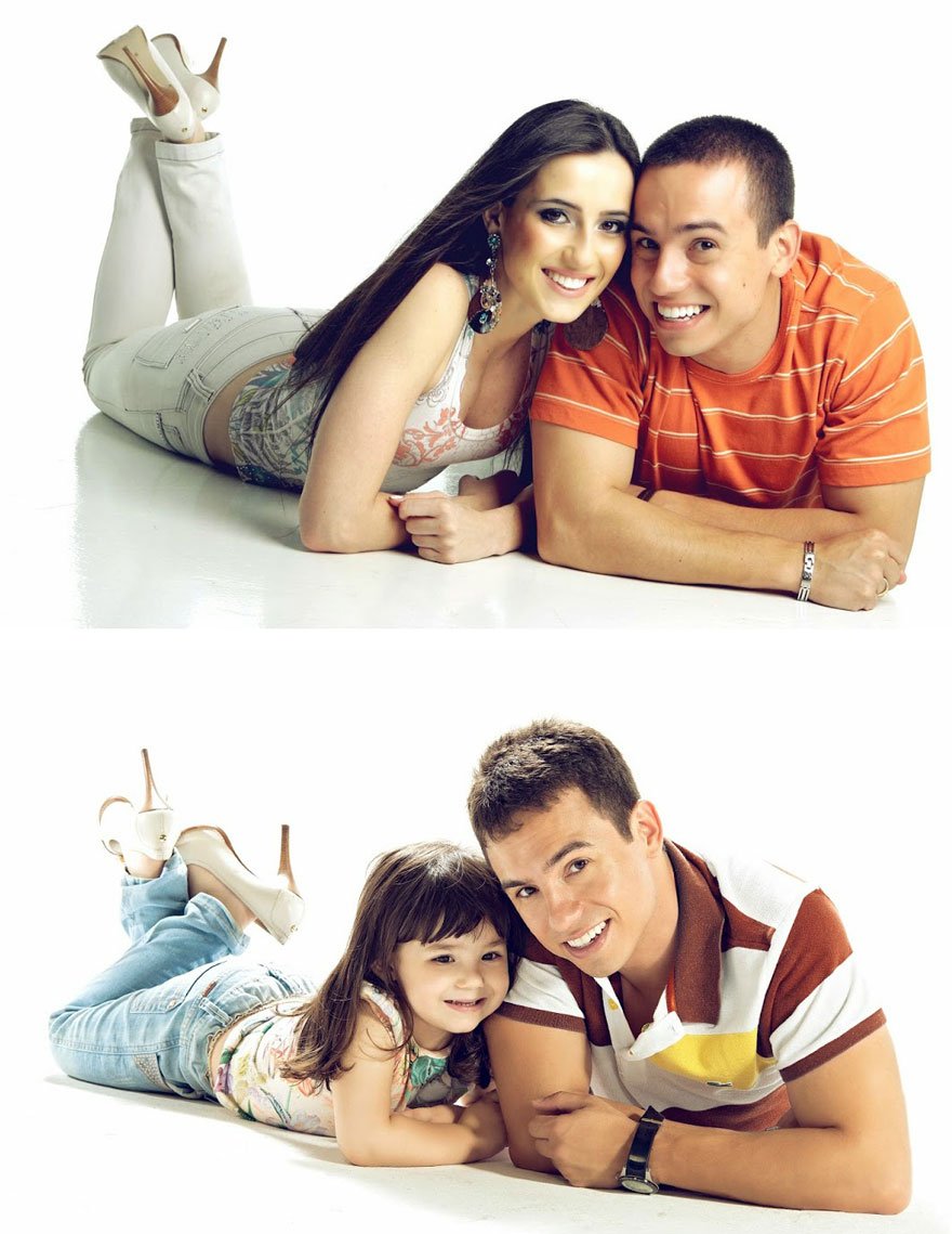 Ανδρας συγκλονίζει: Φωτογραφίζεται με την κόρη του στις ίδιες πόζες όπως με τη σύζυγο που έχασε [εικόνες]  | iefimerida.gr 3