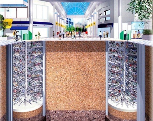 Ηλεκτρονικά υπόγεια πάρκινγκ ποδηλάτων λύνουν το πρόβλημα χώρου στην Κίνα [βίντεο] | iefimerida.gr 0