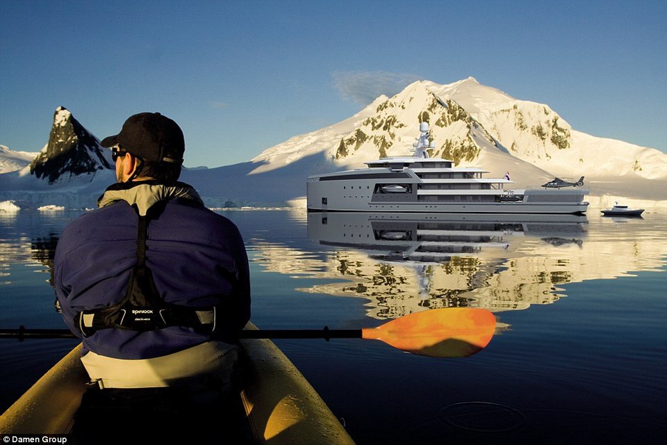 Στα σκαριά το σούπερ παγοθραυστικό γιοτ – Θα σπάει ακόμα και τους πάγους της Αρκτικής [εικόνες]  | iefimerida.gr 1