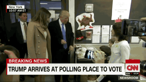 Ψήφισε ο Τραμπ στη Νέα Υόρκη εν μέσω αποδοκιμασιών και χειροκροτημάτων [εικόνες & βίντεο] | iefimerida.gr 4