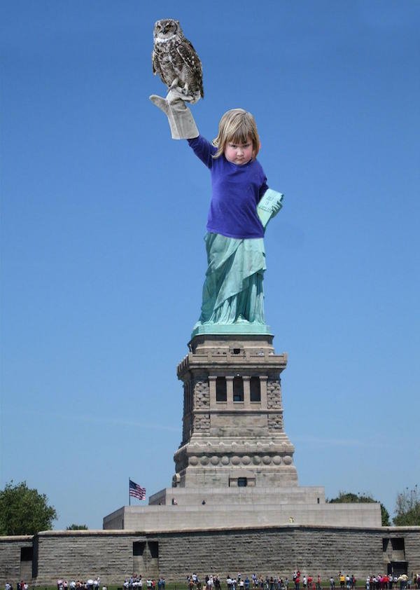 Η φωτογραφία της σατανικής πιτσιρίκας με την κουκουβάγια που έγινε viral [εικόνες] | iefimerida.gr 7