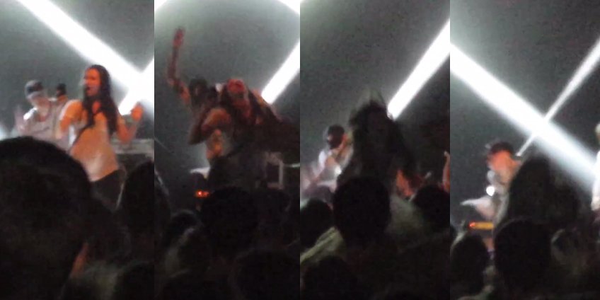 Τραγουδιστής κλωτσάει και πετάει από τη σκηνή θαυμάστρια που ήθελε να βγάλει selfie [εικόνες & βίντεο] | iefimerida.gr 1