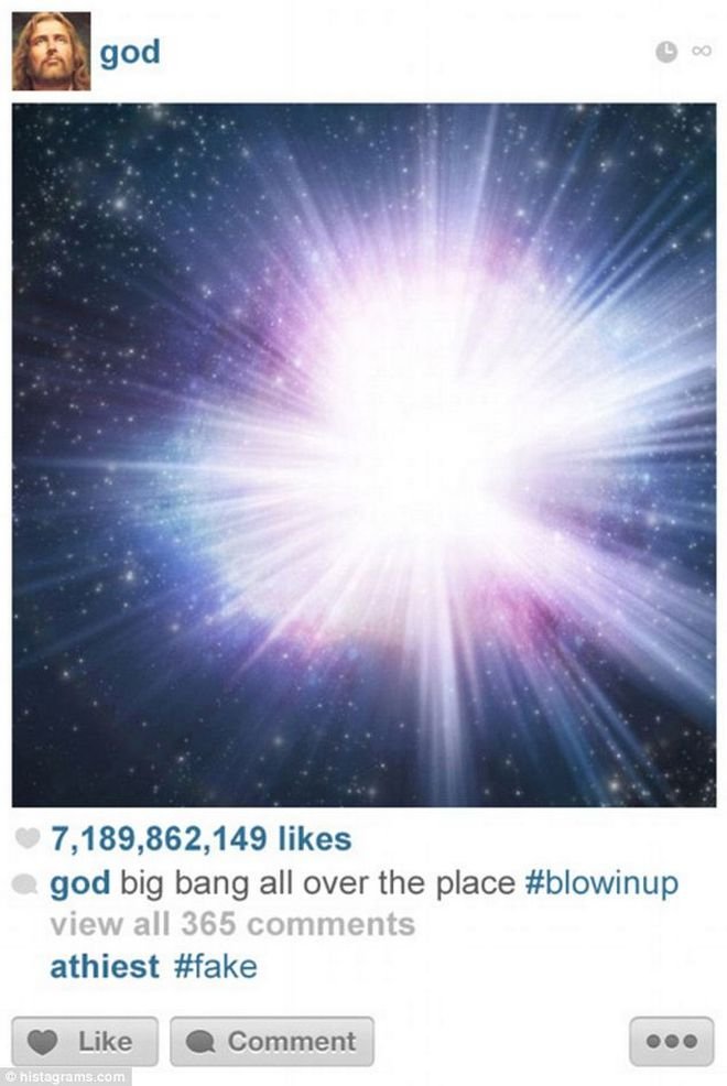 Τι θα ανέβαζαν στο instagram ιστορικές προσωπικότητες -Από τον ... Θεό στον Αϊνστάιν και τον Ντα Βίντσι [εικόνες] | iefimerida.gr 3