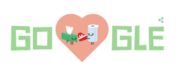 Η Google «καρδιοχτυπά» για τους ρομαντικούς -Τα doodle για τους ερωτευμένους [εικόνες] | iefimerida.gr 2