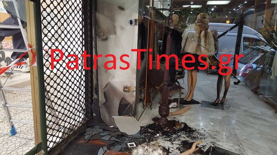 Πάτρα: Επίθεση με μολότοφ σε κατάστημα με γούνες -Ποιους βλέπουν από πίσω οι Αρχές [εικόνες] | iefimerida.gr 1