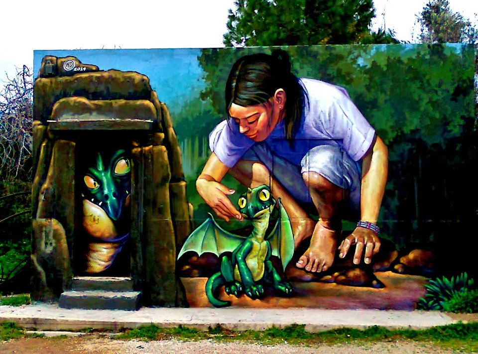 Το υπέροχο γκράφιτι που μεταμόρφωσε το πάρκο της Ακαδημίας του Πλάτωνα [εικόνες]  | iefimerida.gr 1