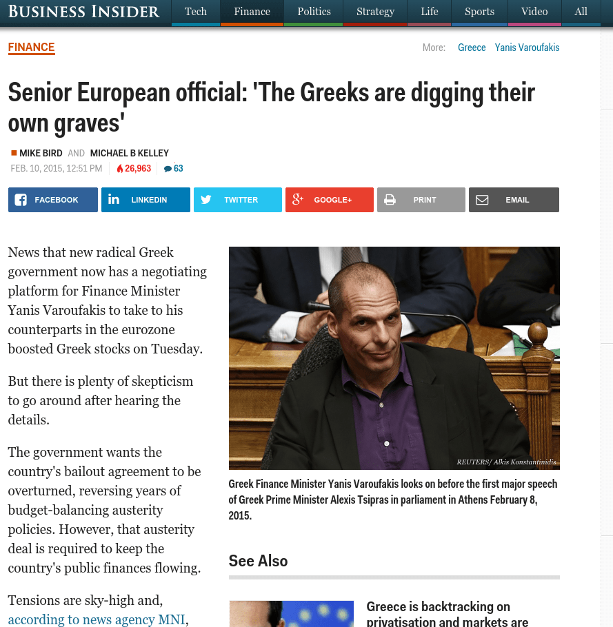 Business Insider: Οι Ελληνες σκάβουν τον λάκκο τους | iefimerida.gr 0