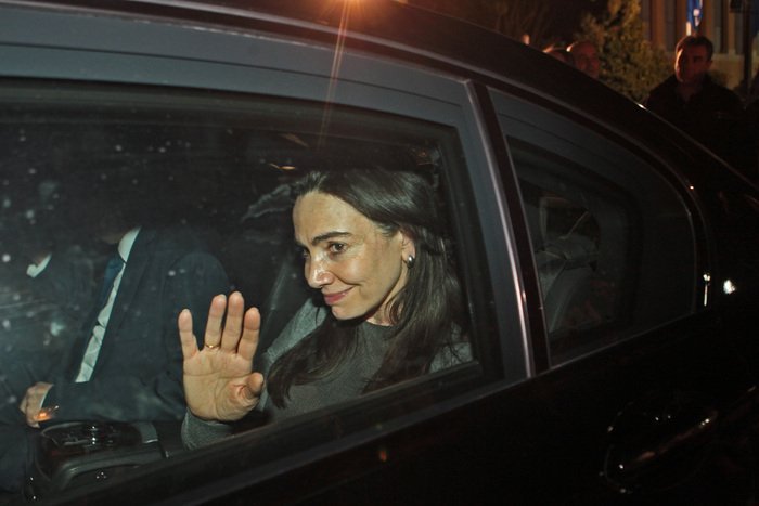  Το πικρό χαμόγελο και ο αποχαιρετισμός της Γεωργίας Σαμαρά από το Ζάππειο [εικόνα] | iefimerida.gr 0