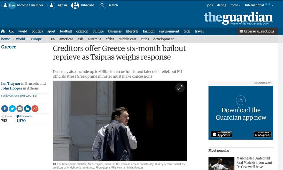 «Ψήνεται» συμφωνία σήμερα: Εξάμηνη παράταση και 18 δισ. ευρώ | iefimerida.gr 0