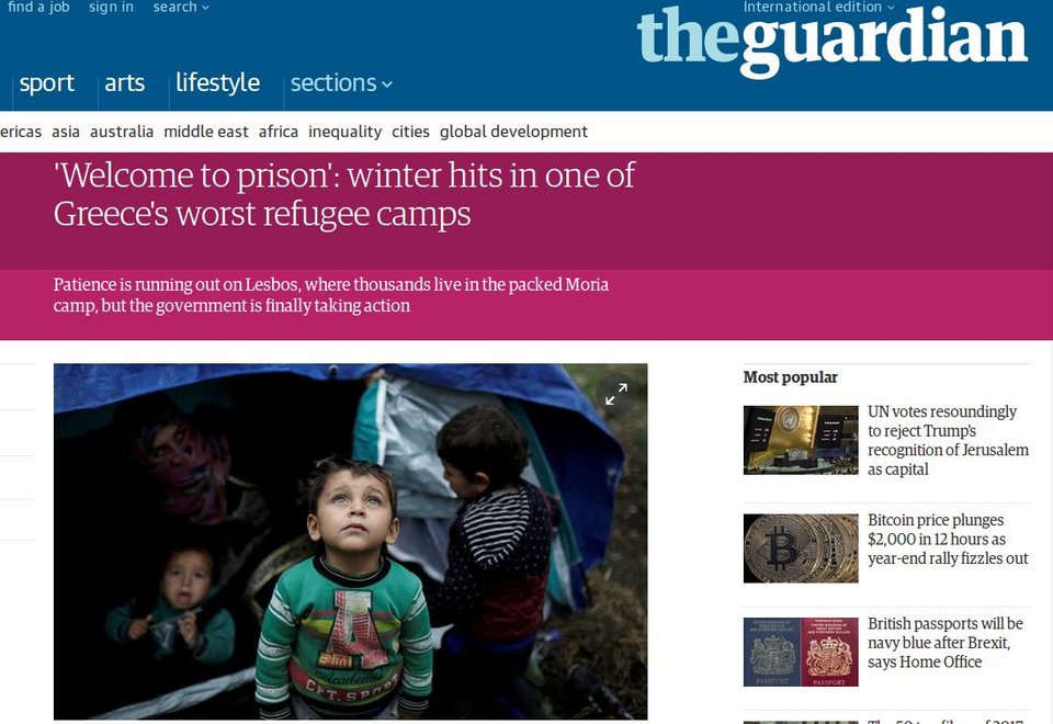 «Καλώς ήρθατε στη φυλακή»: Η αυτοψία του Guardian στη Μόρια | iefimerida.gr 0