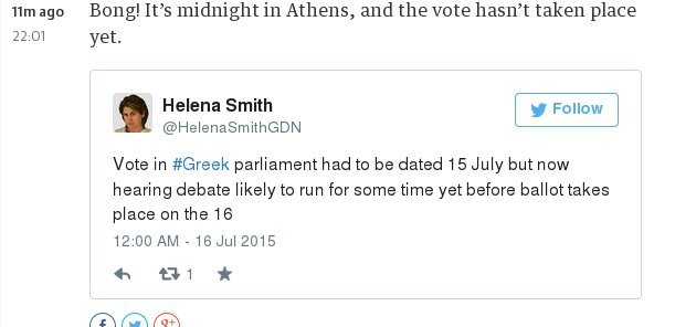 Οι ξένοι δημοσιογράφοι κοίταζαν τα ρολόγια τους -Πέρασαν τα μεσάνυχτα! | iefimerida.gr 1