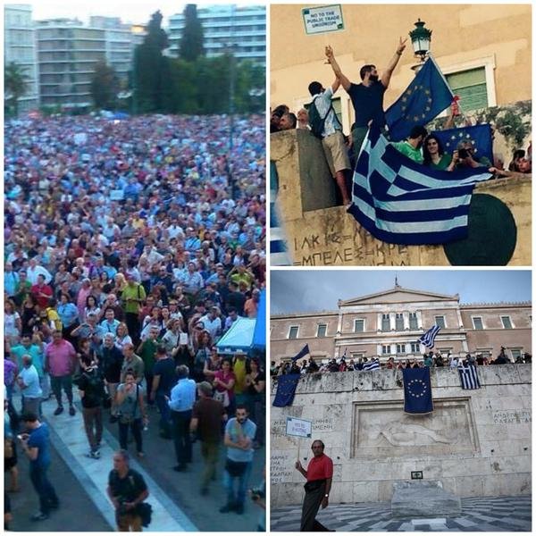 Στα δύο το Σύνταγμα: Αντιεξουσιαστές κόντρα στους «Μένουμε Ευρώπη» [εικόνες] | iefimerida.gr 11