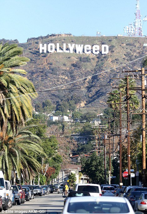 Πρωτοχρονιάτικη φάρσα στην Καλιφόρνια -Αλλαξαν την επιγραφή του Hollywood σε... Hollyweed [εικόνες] | iefimerida.gr 1