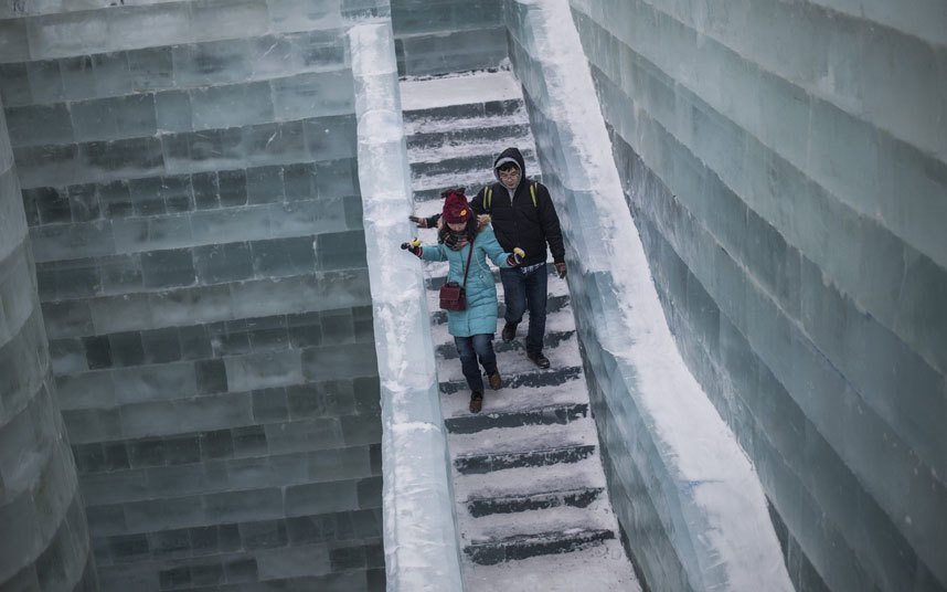 Στους -16 βαθμούς Κελσίου: Εκεί που ο πάγος και το χιόνι σμιλεύονται και δημιουργούν αριστουργηματικά γλυπτά [εικόνες&βίντεο] | iefimerida.gr 7