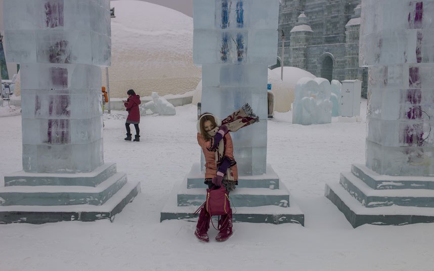 Στους -16 βαθμούς Κελσίου: Εκεί που ο πάγος και το χιόνι σμιλεύονται και δημιουργούν αριστουργηματικά γλυπτά [εικόνες&βίντεο] | iefimerida.gr 0