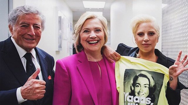 Lady Gaga, Ντι Κάπριο, Κλούνεϊ -Οι διάσημοι υποστηρικτές της Χίλαρι [εικόνες] | iefimerida.gr 2