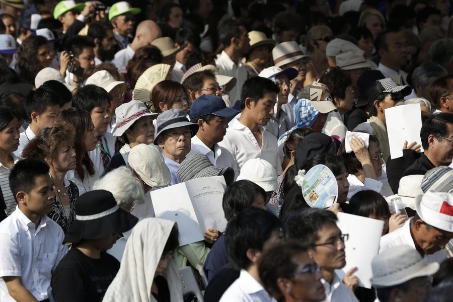 70 χρόνια μετά -Η Χιροσίμα τίμησε την μνήμη των νεκρών της πρώτης ατομικής βόμβας [εικόνες] | iefimerida.gr 1