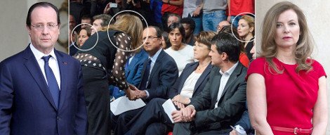 Φωτογραφία του Ολάντ και με τις τρεις ερωμένες του μαζί -Το «δολοφονικό» βλέμμα της Γκαγιέ στην Τριερβελέρ [εικόνες] | iefimerida.gr 0