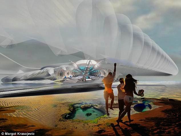 Ξενοδοχείο που μοιάζει με  ιπτάμενο δίσκο στο Πεκίνο- Μισοβυθισμένο στη θάλασσα [εικόνες] | iefimerida.gr 3