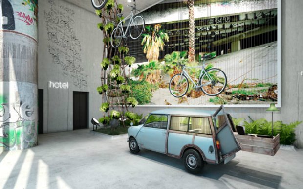 Ενα ξενοδοχείο-ζούγκλα στην καρδιά του Βερολίνου μετατρέπει την πόλη σε μια όαση πρασίνου [εικόνες]  | iefimerida.gr 0
