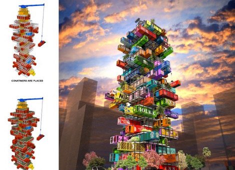 Πρωτοποριακός σχεδιασμός ξενοδοχείου μιμείται το διασκεδαστικό παιχνίδι Jenga και αλλάζει θέσεις στους ορόφους [εικόνες] | iefimerida.gr 1