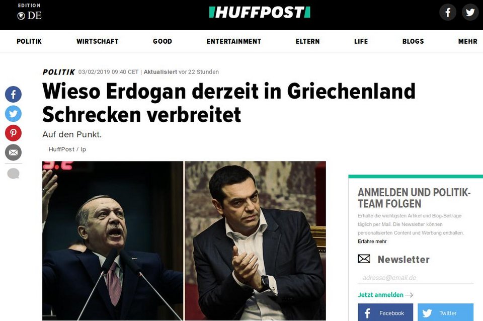 Γερμανικό δημοσίευμα: Να γιατί ο Ερντογάν «τρομάζει» αυτή την περίοδο την Ελλάδα | iefimerida.gr 0