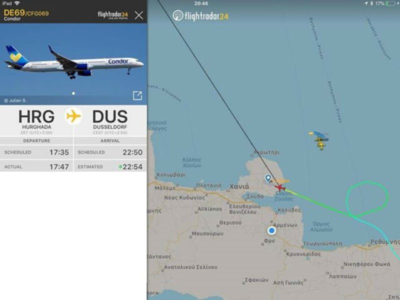 Αναγκαστική προσγείωση αεροσκάφους στα Χανιά συνοδεία F16 -Τηλεφώνησαν για βόμβα  [εικόνες] | iefimerida.gr 4