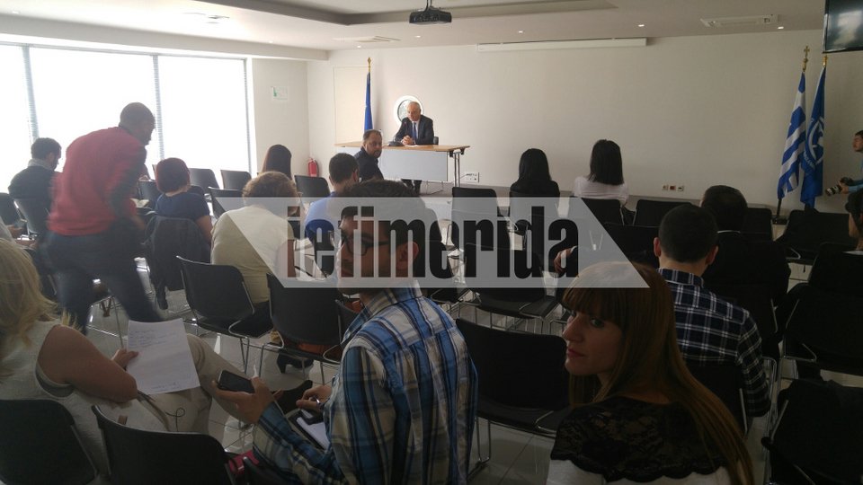 Διεκόπη η συνέντευξη Tύπου του προέδρου της Ηλεκτρονικής για την πτώχευση -Ενταση με τους εργαζομένους [εικόνες] | iefimerida.gr 1