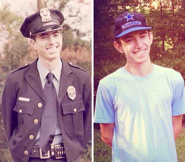 Το μήλο κάτω από τη μηλιά: Φοβερές φωτογραφίες γονιών-παιδιών στην ίδια ηλικία [εικόνες] | iefimerida.gr 2