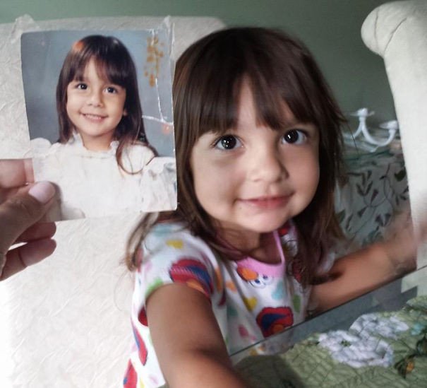 Το μήλο κάτω από τη μηλιά: Φοβερές φωτογραφίες γονιών-παιδιών στην ίδια ηλικία [εικόνες] | iefimerida.gr 3