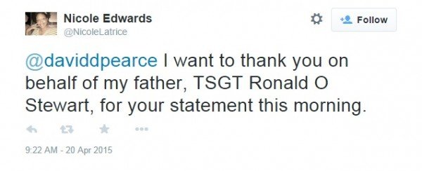 To «ευχαριστώ» της κόρης του δολοφονημένου από τη «17Ν» Στιούαρτ στον Αμερικανό πρέσβη [εικόνες] | iefimerida.gr 0