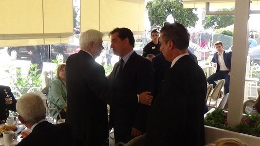 Το τετ-α-τετ Αδωνι με Παυλόπουλο-Μπουτάρη στην Θεσσαλονίκη [εικόνες] | iefimerida.gr 0