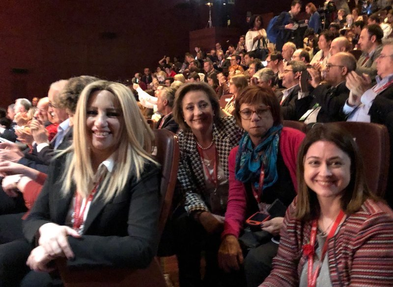 Η Φώφη Γεννηματά στο συνέδριο του ΕΣΚ στη Μαδρίτη