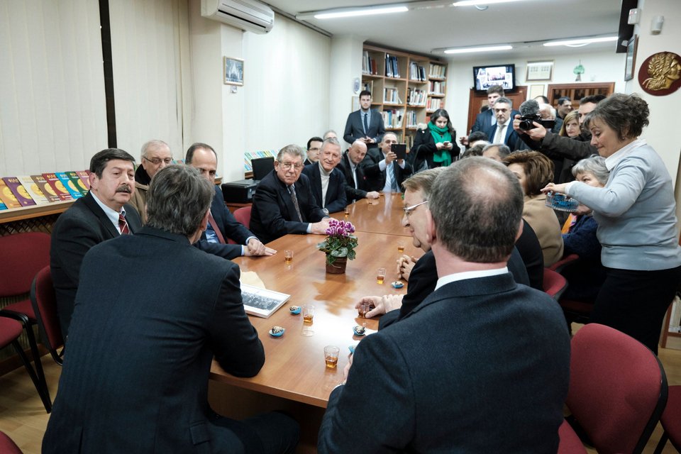 Τη Λαογραφική Εταιρεία Γιαννιτσών «Φίλιππος» επισκέφτηκε ο Κυριάκος Μητσοτάκης