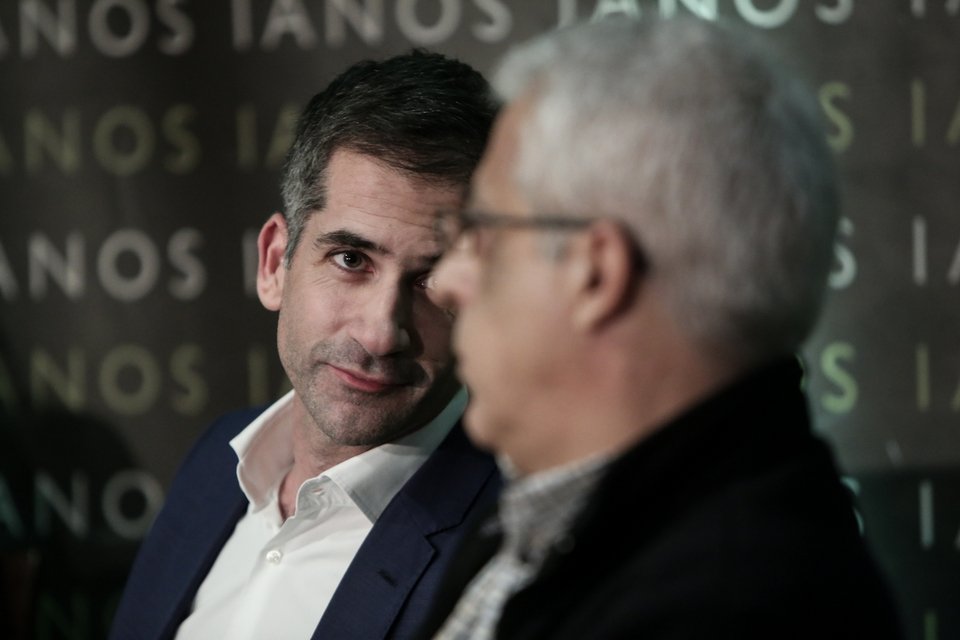 Ο Κώστας Μπακογιάννης με τον Νίκο Σοφιανό -Φωτογραφία: George Vitsaras / SOOC