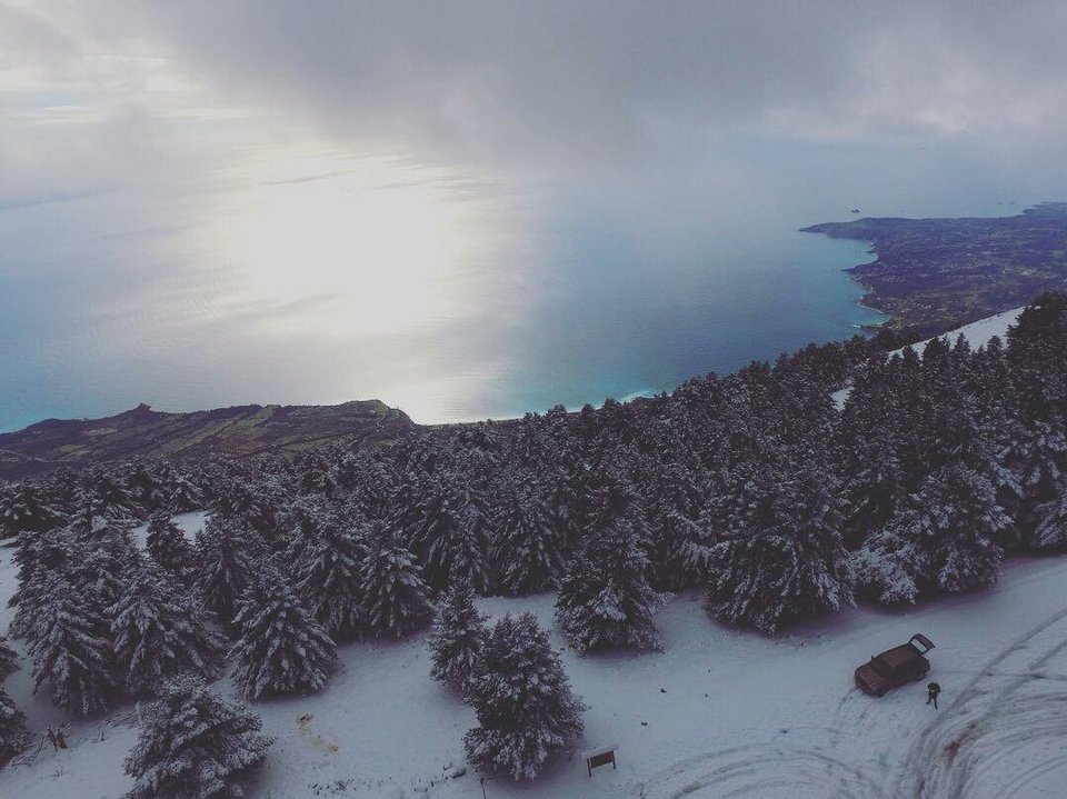 Χιόνια στον Αίνο