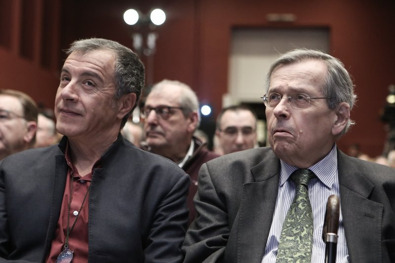 Ο επικεφαλής του Ποταμιού με τον Στέφανο Μάνο