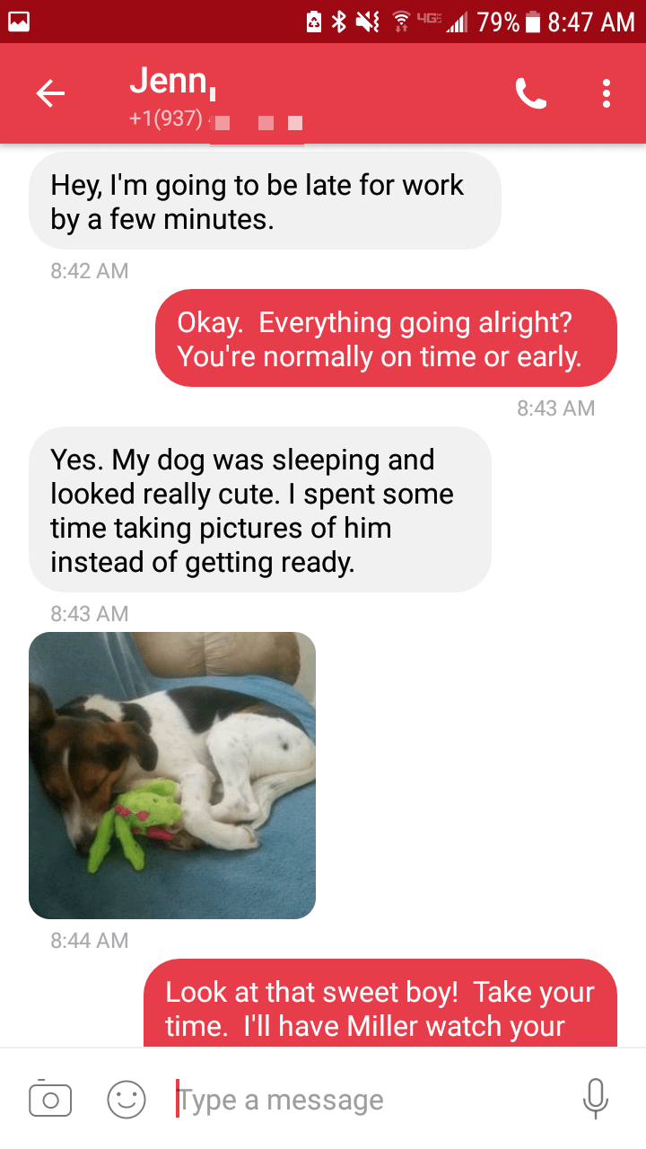 Εστειλε στο αφεντικό της πως θα αργήσει και πήρε την «πιο τέλεια» απάντηση [εικόνες] | iefimerida.gr 0