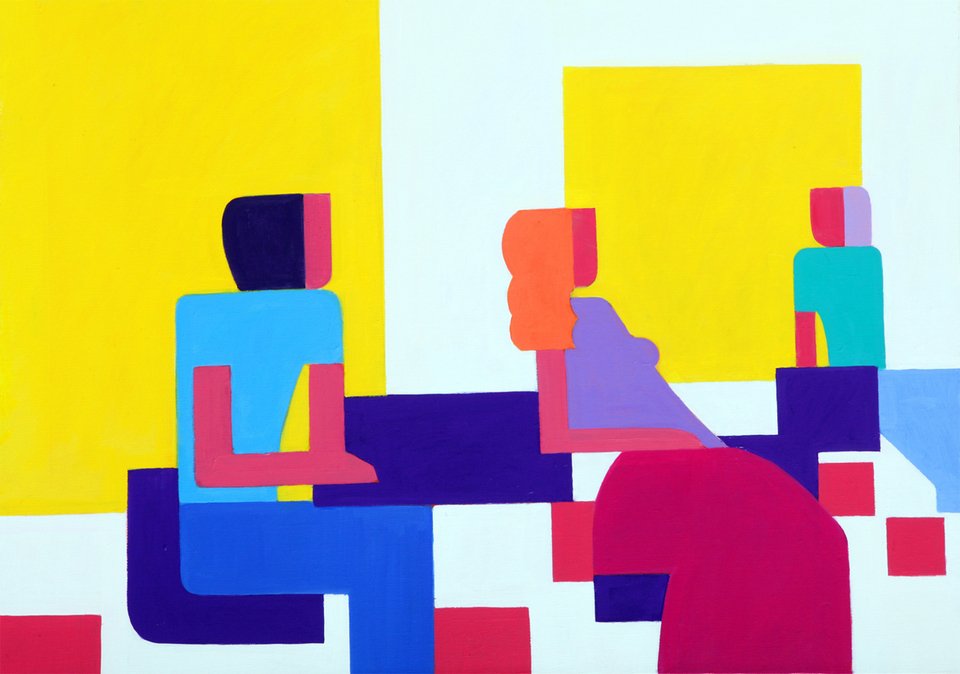 Ο Μικρός Κύκλος, με τα ολοζώντανα χρώματα, του Νίκου Παπαλουκά στο ΙΜΚ [εικόνες] | iefimerida.gr 2