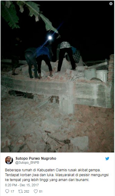 Ισχυρός σεισμός 6,5 ρίχτερ στην Ινδονησία -Πληροφορίες για νεκρούς [εικόνες & βίντεο] | iefimerida.gr 0