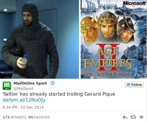 Ο... ιππότης Ζεράρ Πικέ που τρέλανε το διαδίκτυο [εικόνες] | iefimerida.gr 1