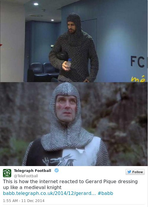 Ο... ιππότης Ζεράρ Πικέ που τρέλανε το διαδίκτυο [εικόνες] | iefimerida.gr 3