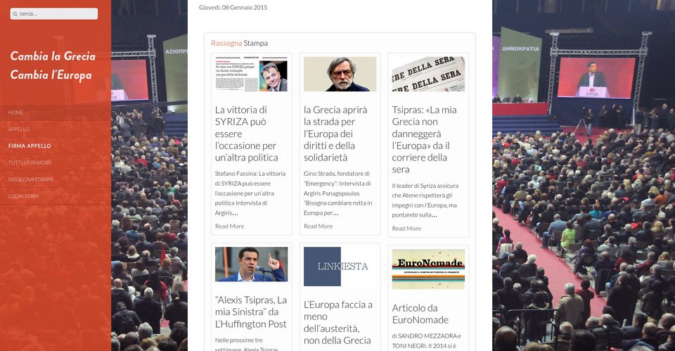 «Αλλαξε την Ελλάδα, άλλαξε την Ευρώπη» -Ιταλοί διανοούμενοι, συγγραφείς, δημοσιογράφοι και ηθοποιοί υπέρ του Τσίπρα [εικόνες] | iefimerida.gr 0