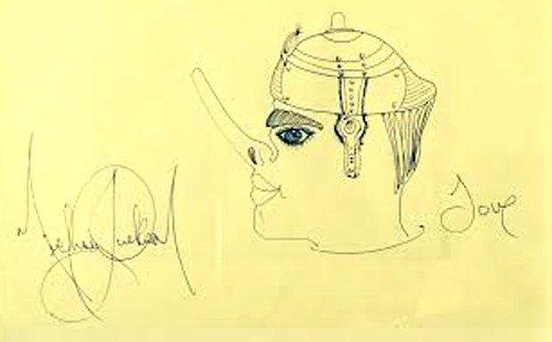 Τα σκίτσα του Μάικλ Τζάκσον -Πορτρέτα του JFK, της Μέριλιν Μονρόε και του Ομπάμα [εικόνες] | iefimerida.gr 2